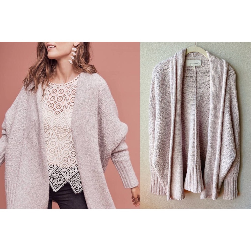 Anthropologie- Angel Of The North Chauvet Cardigan